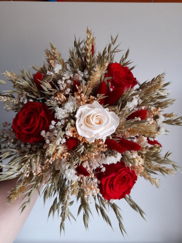 Bouquet de fleurs séchées